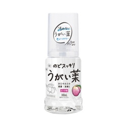 のどスッキリうがい薬　ピーチ味　３００ｍＬ×５本