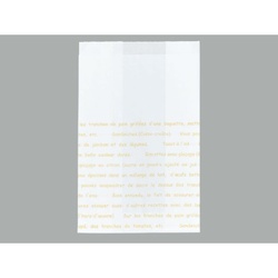 惣菜袋 レシピ柄耐油紙マチ付袋No.184 大阪ポリエチレン販売