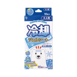 冷却ジェルシート　大人用　１６枚入×６箱