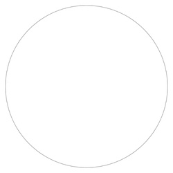 カミイソ産商 コースター No.154 白無地 丸 0.5mm