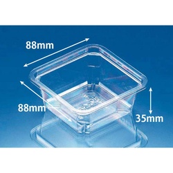 透明カップ バイオ 88角 150 BS リスパック