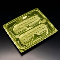 リスパック 刺身容器 バイオ 流派 深20-17B ステラグリーン 本体