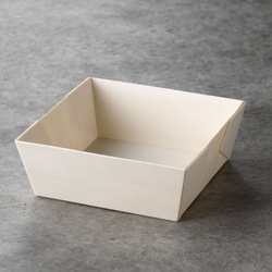 アサヒグリーン 木製容器 ポプラの箱 正方 本体