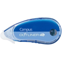 テープのり＜ドットライナーフィッツ＞本体ブルー５個