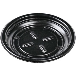 エフピコ 軽食容器 MFPプレート-丸22 本体 黒