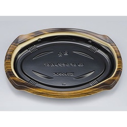 シーピー化成 惣菜容器 BFコモプレ内67 ウッドC 本体