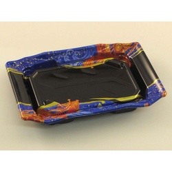 リスパック 寿司容器 うつくし盛 2-3B いざなみ青 本体