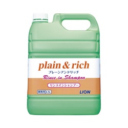 プレーン＆リッチ　リンスインシャンプー４．５Ｌ×３