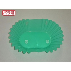 セイコー おかずカップ ラミケースOPP小判6号Pグリーン 500枚