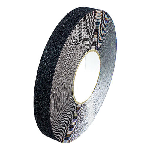 【廃番商品】滑り止めテープ25mm×18.3m　黒　【ＨＥＳＫＩＮＳ アンチスリップテープ Ｘ−Ｃｏａｒｓｅ Ｓａｆｅｔｙ Ｇｒｉｐ ２５×１８．３ｍ】