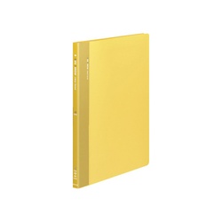 クリヤーブック固定式・横入　Ａ４縦　４０Ｐ　黄