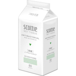 ウェットティシュー除菌ノンアルコール替８０枚×２４