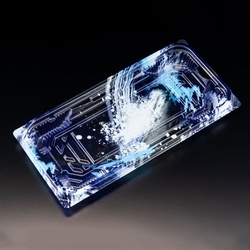 リスパック 刺身容器 バイオ 流派 平25-12B 海洋青 本体