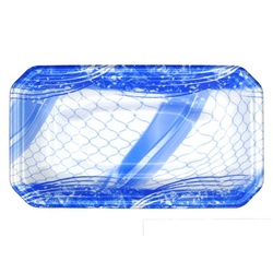 鮮魚トレー FLステージ20-11(25) 海氷青 エフピコ