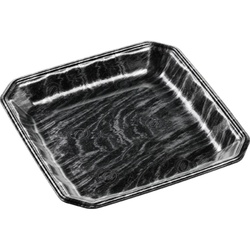 発泡トレー メガプレート24-24(30)平 エコ黒木銀 エフピコ