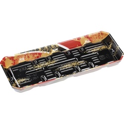 鮮魚トレー FU-30-12(25) 流華赤 エフピコ