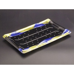 リスパック 寿司容器 誠18B みずは青 本体