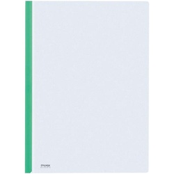 レールクリヤーホルダー　Ａ４　レール色緑×５冊