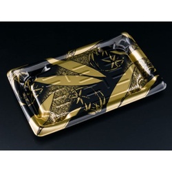 リスパック 刺身容器 わざ盛38B ささはく金 本体