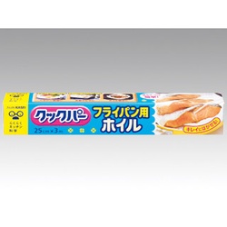 旭化成ホームプロダクツ クッキングシート クックパー フライパン用ホイル 25cm×3m