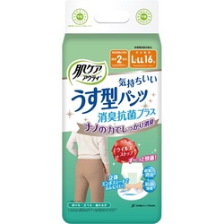 肌ケアアクティ　うす型パンツ　Ｌ−ＬＬ１６枚×４