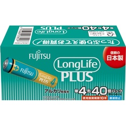 アルカリ乾電池ロングライフプラス単４形８０本