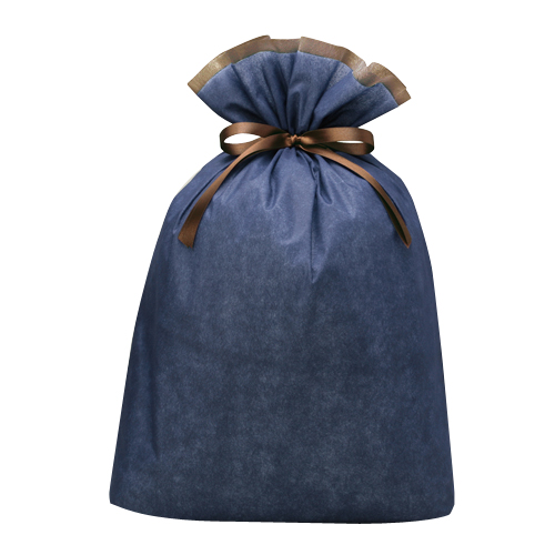 ビッグギフト巾着BAG ネイビー