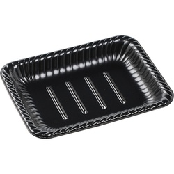 エフピコ オードブル容器 ティアラ角皿22-17 本体 エコ黒