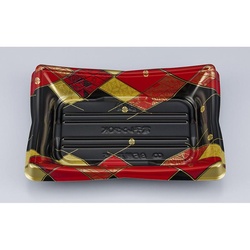 シーピー化成 どんぶり容器 BF華丼85 菱絵赤 本体(N)