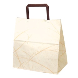持ち帰り用紙袋 50-5512 手提げ袋 ゆうび 220×130×230 ベージュ 50P ササガワ