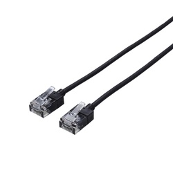 ＬＡＮケーブル　ＣＡＴ６Ａ　７ｍ　スリム　ブラック