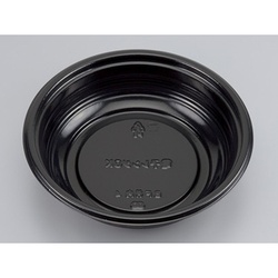 シーピー化成 どんぶり容器 BF丼内4 黒つづみ 本体 発泡