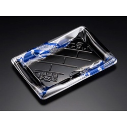 リスパック 寿司容器 美鮮盛 2-4B れいめい青 本体