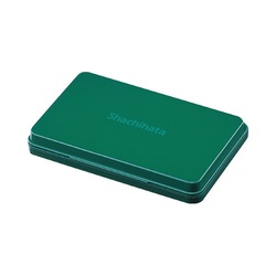 シヤチハタスタンプ台（油性顔料）　大形　緑