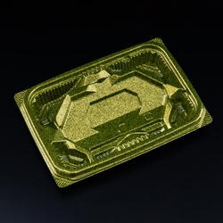 リスパック 刺身容器 バイオ 流派 盛17-12B ステラグリーン 本体