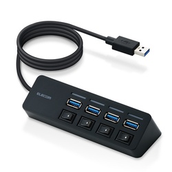 ＵＳＢハブ　ＵＳＢ３．０　４ポート　バスパワー