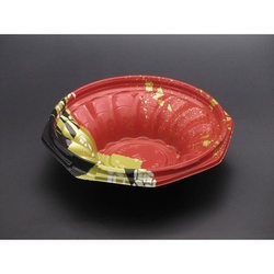 リスパック どんぶり容器 バイオデリカ このみ160B 本体 K-めいび赤