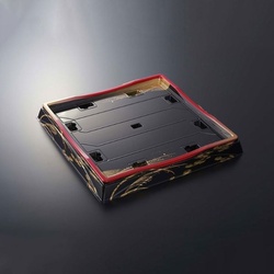 中央化学 寿司容器 HS 天城 30-5 やちよ赤-BK 本体