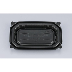 軽食容器 CBF-DE17-11B 黒本体 シーピー化成