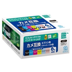 エコリカ互換インク　エプソン　ＫＡＭ−６ＣＬ　６色