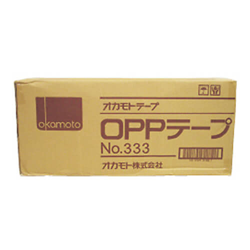 オカモト OPPテープ 透明 48mm×100m 333T | ダンボール・梱包資材