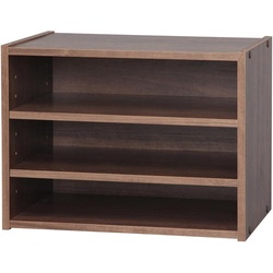 スタックボックス　棚タイプ幅４０ｃｍ　ブラウン