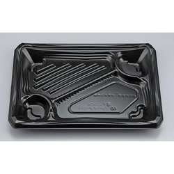 シーピー化成 弁当容器 CBFつむぎ10-1 黒 本体