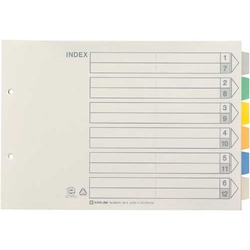 カラーインデックス　Ａ４横　６山　１０組