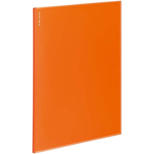 ポケットファイルα１２Ｐ＜ノビータα＞橙１０冊