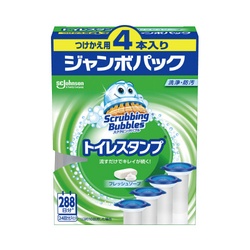 スクラビングバブル　トイレスタンプ　Ｆソープ替４Ｐ