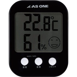 温湿度計　黒　Ａ−２３０−Ｂ