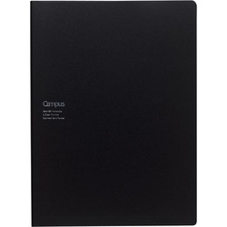 キャンパス書類収容カバーノート　セミＢ５ノート用黒