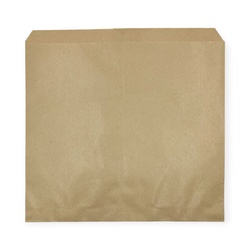 福助工業 耐油平袋 ニュー耐油耐水紙袋 平袋 未晒F-中