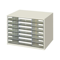 レターケース透明プラスチック引き出しＡ３　７段